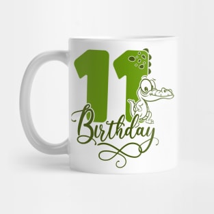 Letter Number 11 eleven Mug